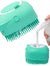 Pet Dog Shampoo Massager Brush Cat Massage Comb Grooming Scrubber Shower Brush For Bathing Short Hair Soft Silicone Brushes