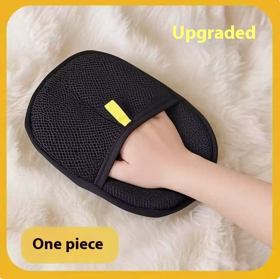 Pet Hair Remover Glove - Deshedding Brush Mitt for Dogs, Cats & Rabbits