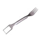 2-in-1 Watermelon Slicer Fork - Stainless Steel Fruit Cutter Tool