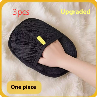 Pet Hair Remover Glove - Deshedding Brush Mitt for Dogs, Cats & Rabbits