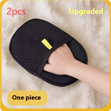 Pet Hair Remover Glove - Deshedding Brush Mitt for Dogs, Cats & Rabbits