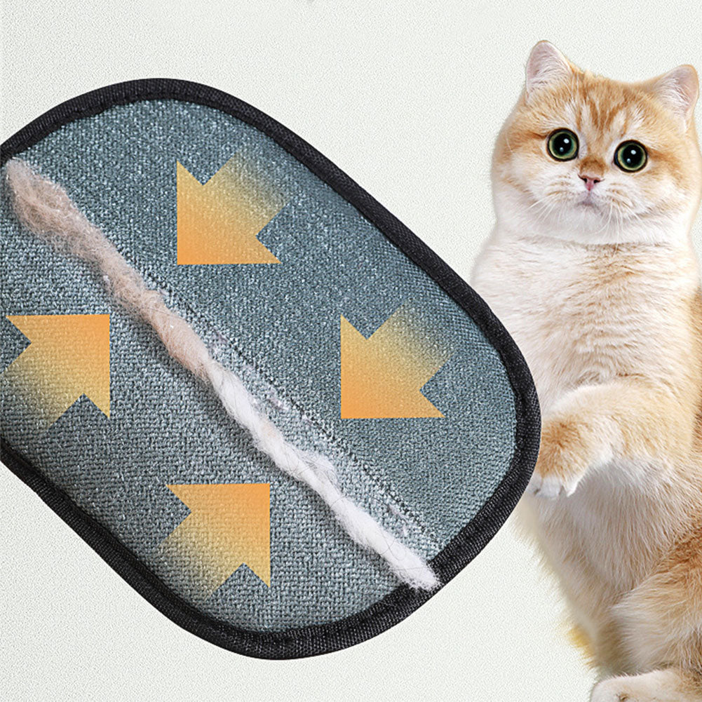 Pet Hair Remover Glove - Deshedding Brush Mitt for Dogs, Cats & Rabbits
