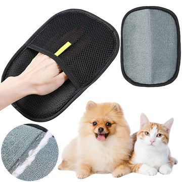 Pet Hair Remover Glove - Deshedding Brush Mitt for Dogs, Cats & Rabbits