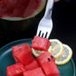 2-in-1 Watermelon Slicer Fork - Stainless Steel Fruit Cutter Tool
