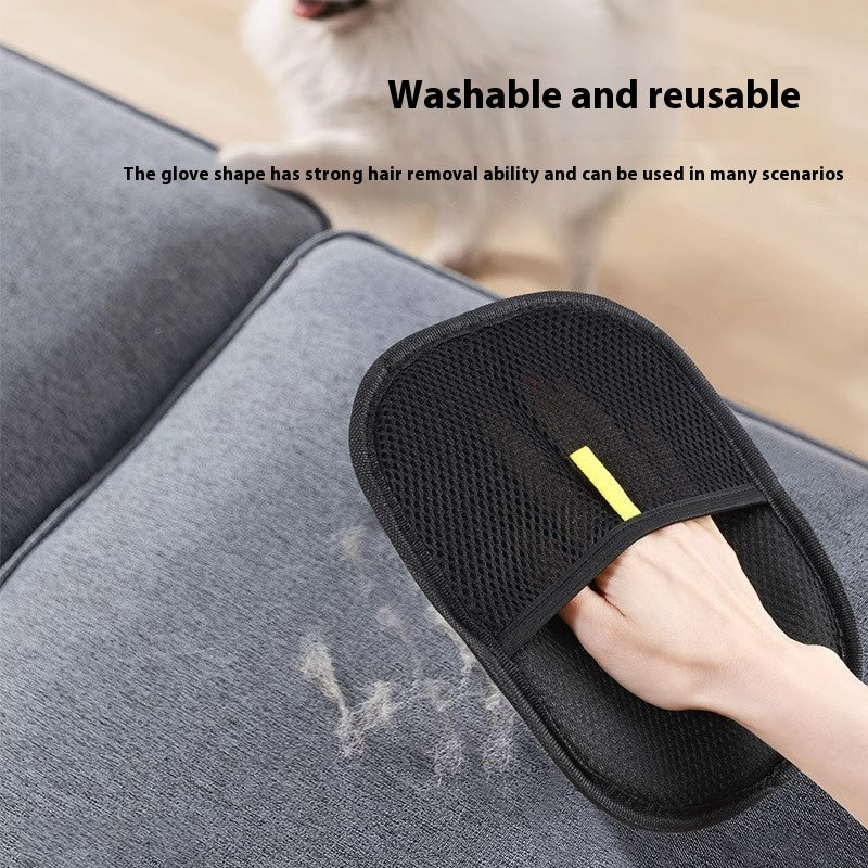 Pet Hair Remover Glove - Deshedding Brush Mitt for Dogs, Cats & Rabbits