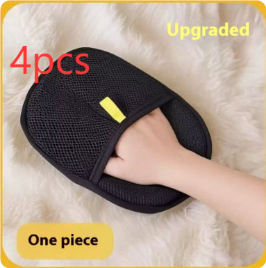 Pet Hair Remover Glove - Deshedding Brush Mitt for Dogs, Cats & Rabbits